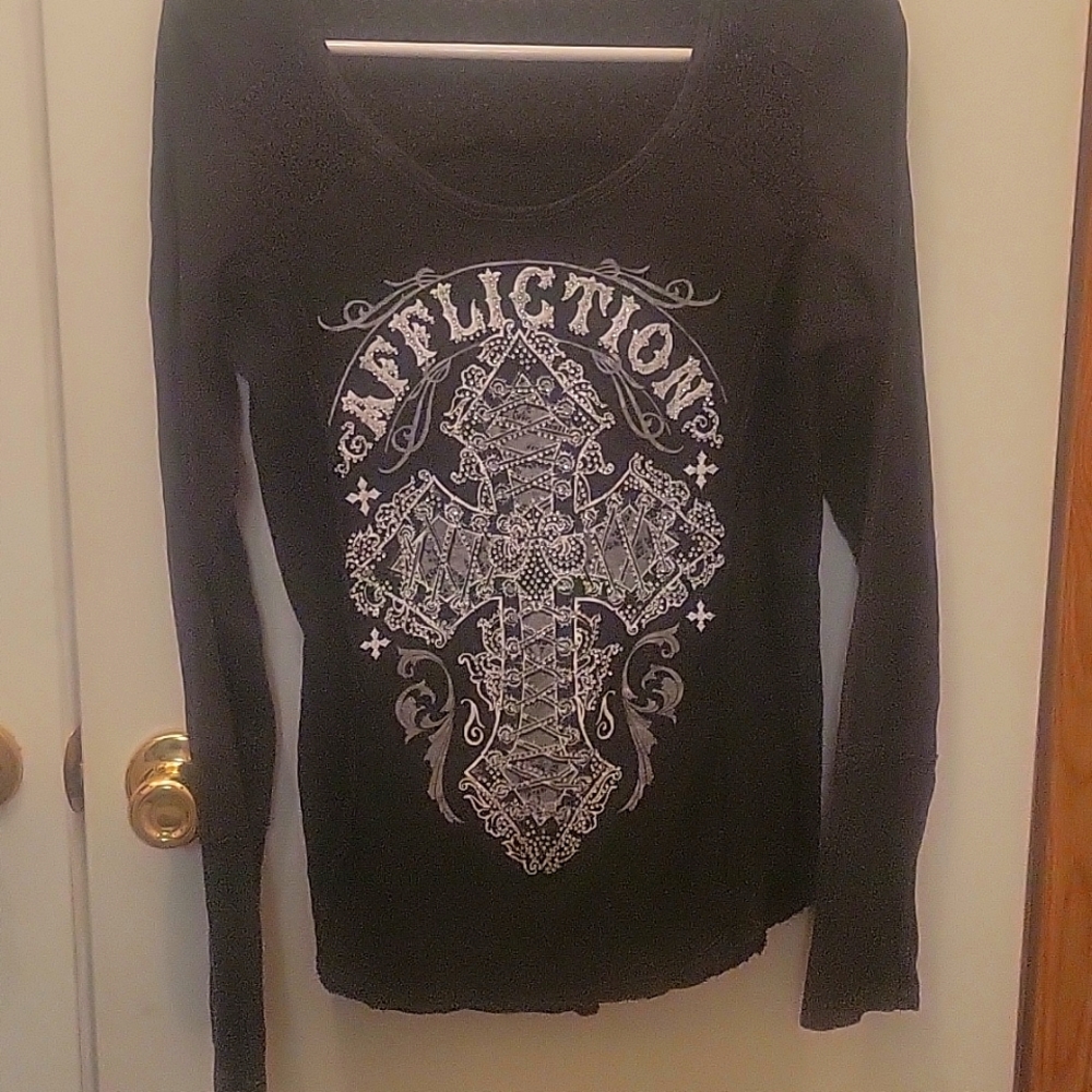 Affliction long sleeve shirt.